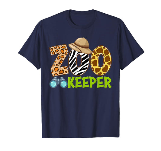 Zookeeper Animals Zoo Wildlife Lover Safari Costume T-Shirt