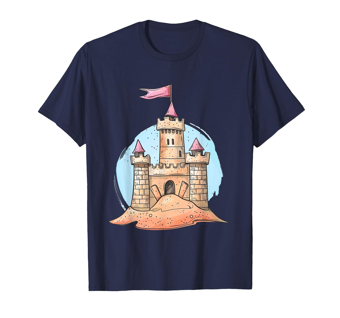 Sandcastle Dreams Beach Fun Kids Design T-Shirt