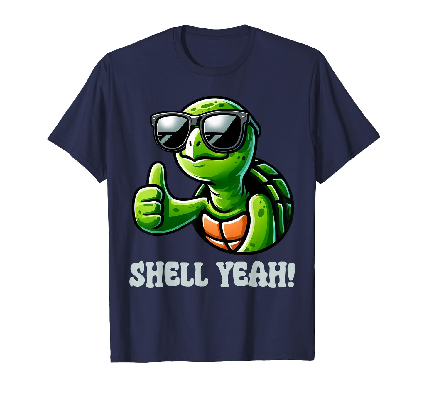 Shell Yeah Turtle Lover Turtles Pun Graphic T-Shirt