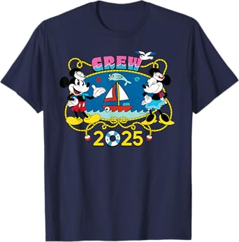Disney Cruise 2025 Family Group Vacation Matching Crew T-Shirt