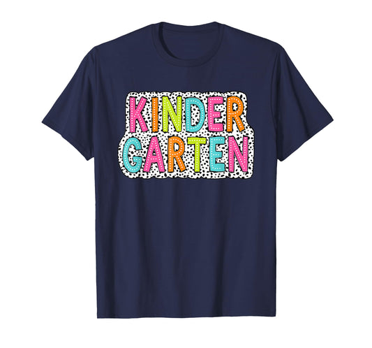 Kindergarten Dalmatian Dots Dream Team Back To School T-Shirt