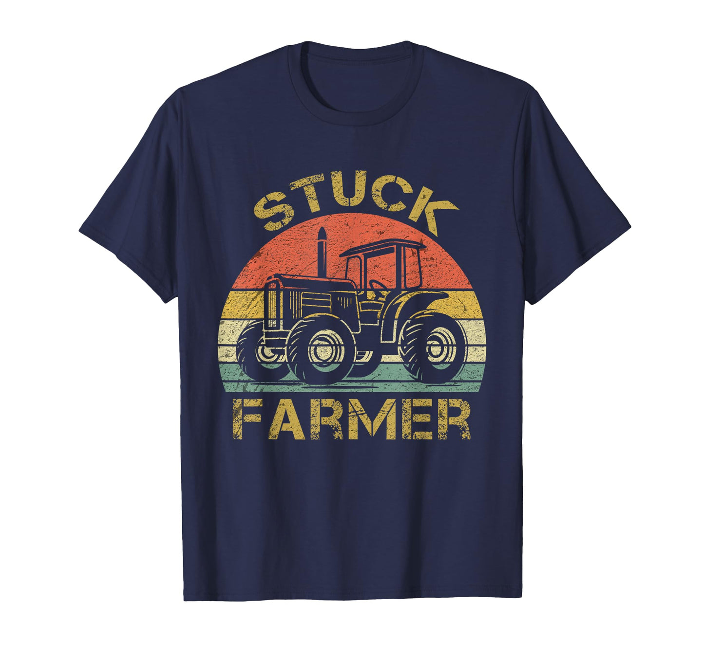 Funny Vintage Stuck Farmer , farmer men women and kids T-Shirt