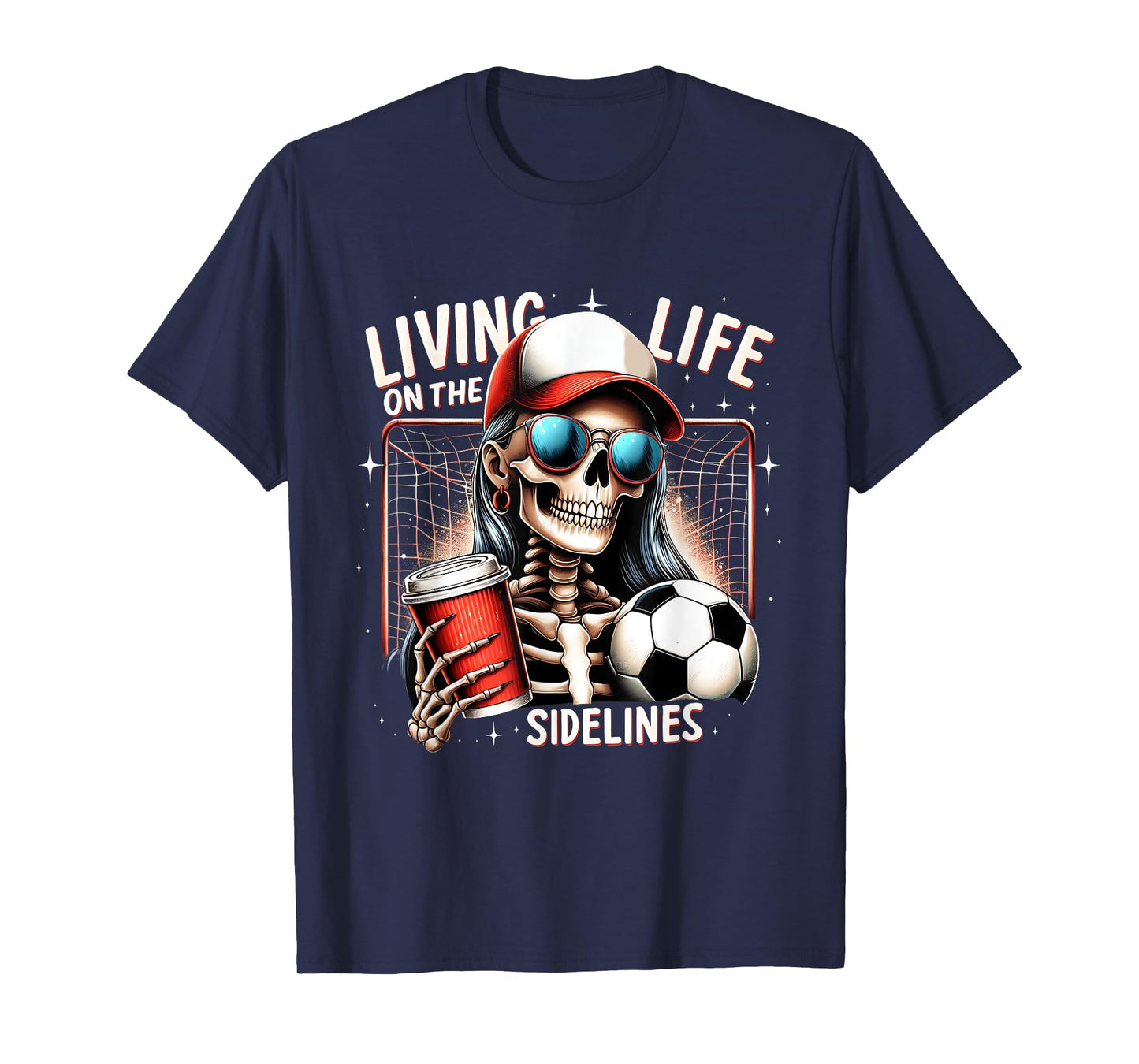 Soccer Mama Mom Life On The Sidelines Mother's Day Mommy T-Shirt