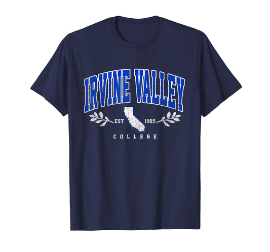 Irvine Valley Arch Athletic Retro Sports Tee Men Women T-Shirt