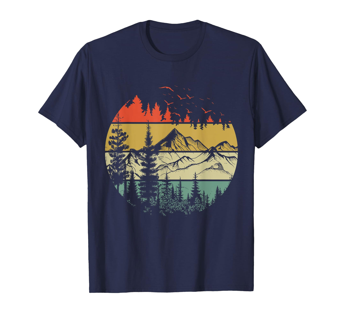 Trees Wildlife Nature Vintage Forest T-Shirt