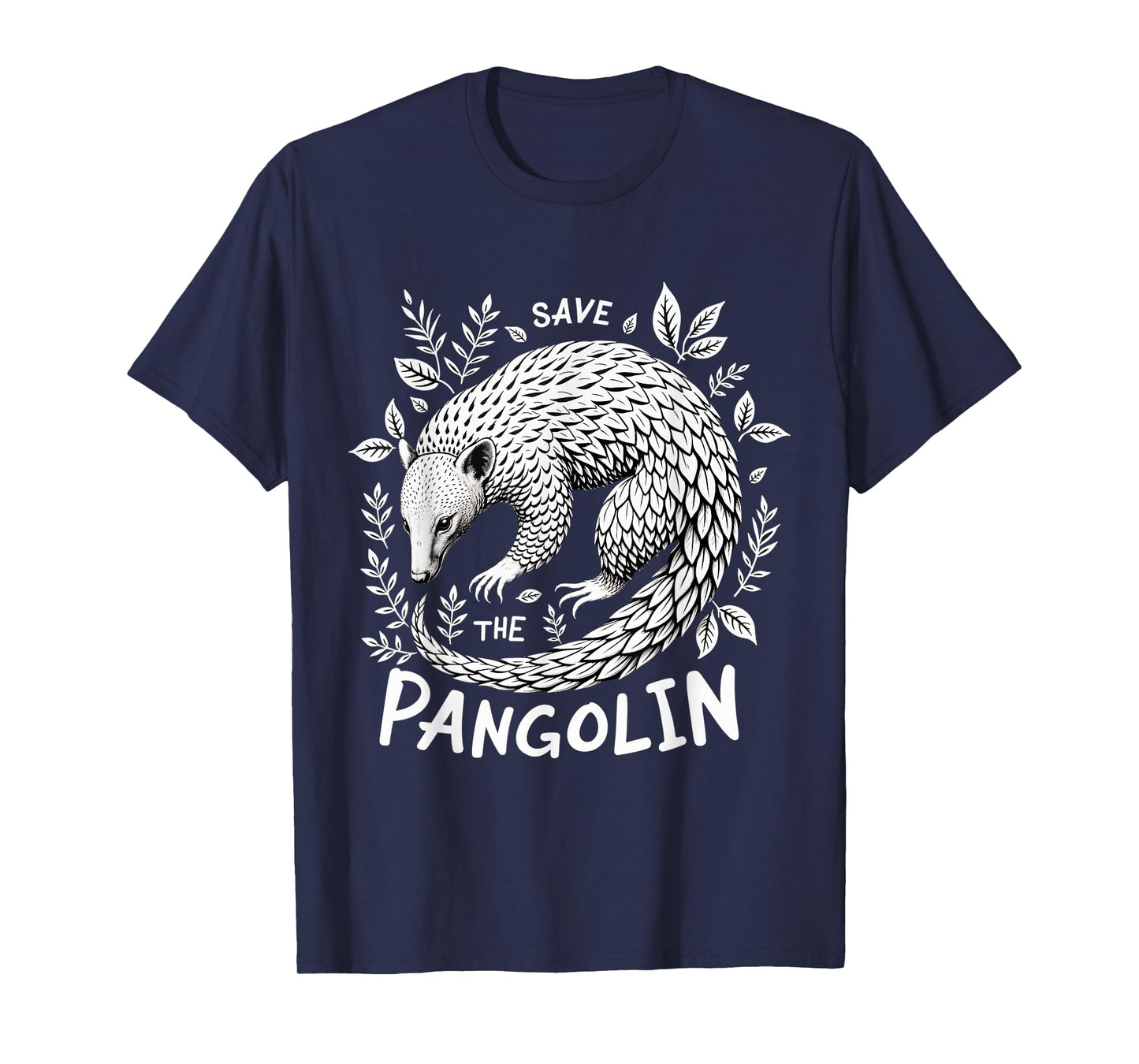 Wildlife Conservation Shirt Save The Pangolin Lover Kids T-Shirt