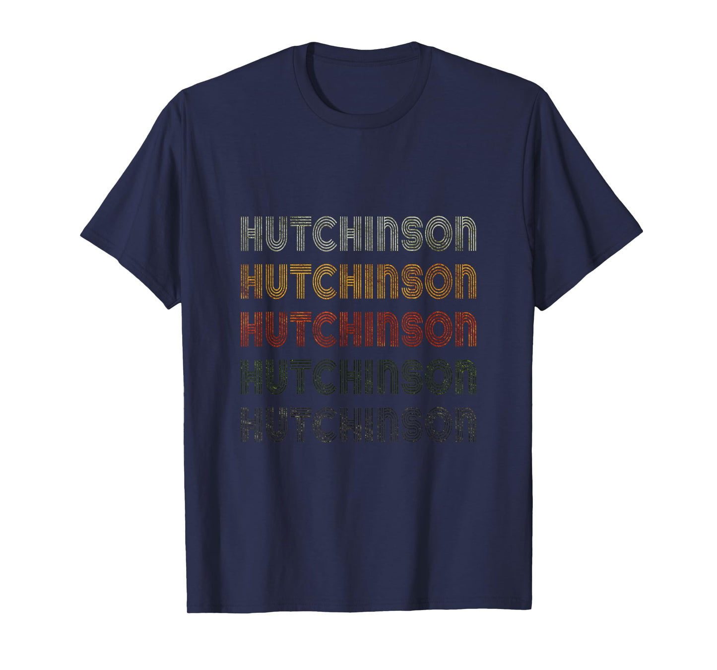 Love Hutchinson Tee Grunge Vintage Style Black Hutchinson T-Shirt