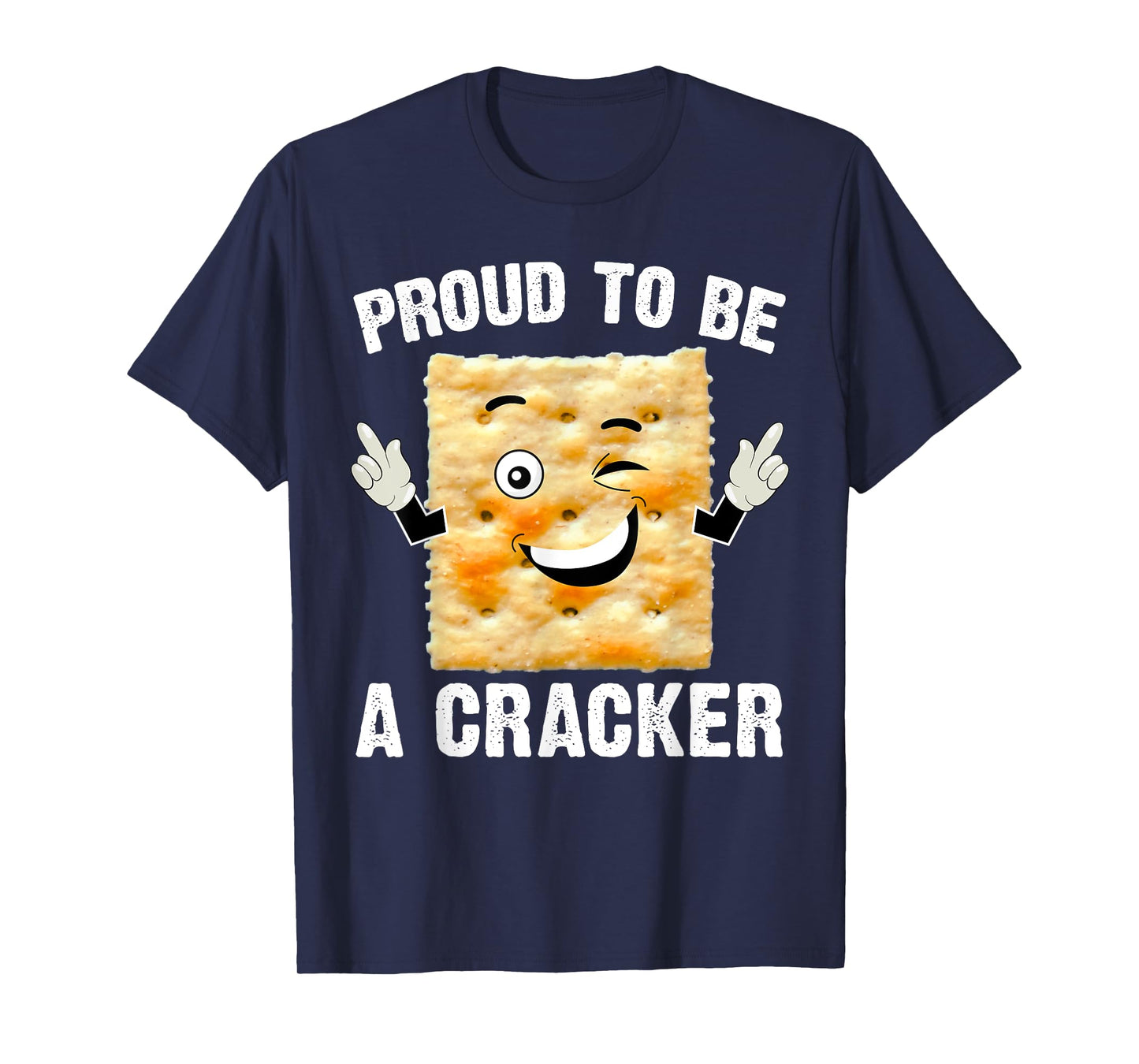 Proud to be a Cracker Funny Snack Halloween Biscuit Costume T-Shirt