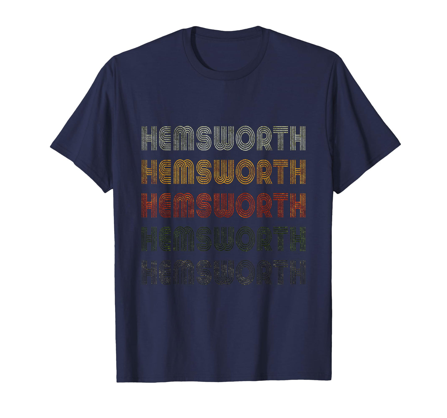Love Heart Hemsworth Tee Grunge Vintage Black Hemsworth T-Shirt