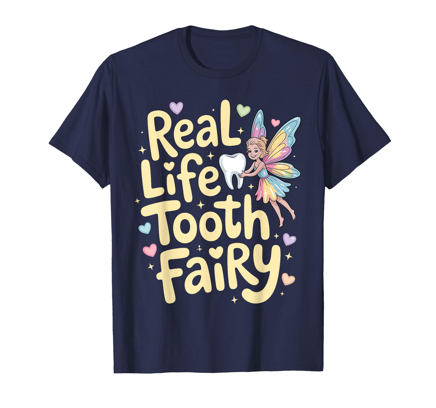 Tooth Fairy Art for Women Girls Dentist Dental Toothfairy T-Shirt