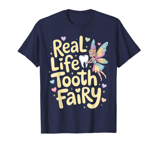 Tooth Fairy Art for Women Girls Dentist Dental Toothfairy T-Shirt