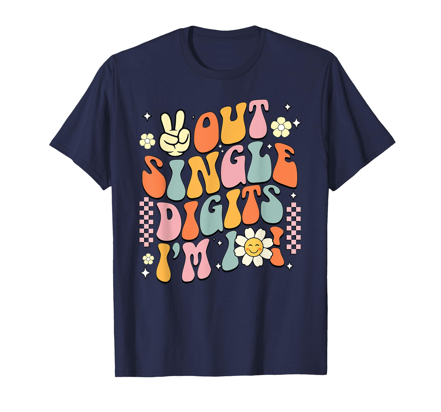 10Th Birthday Peace Out Single Digit Party 10 Year Old T-Shirt