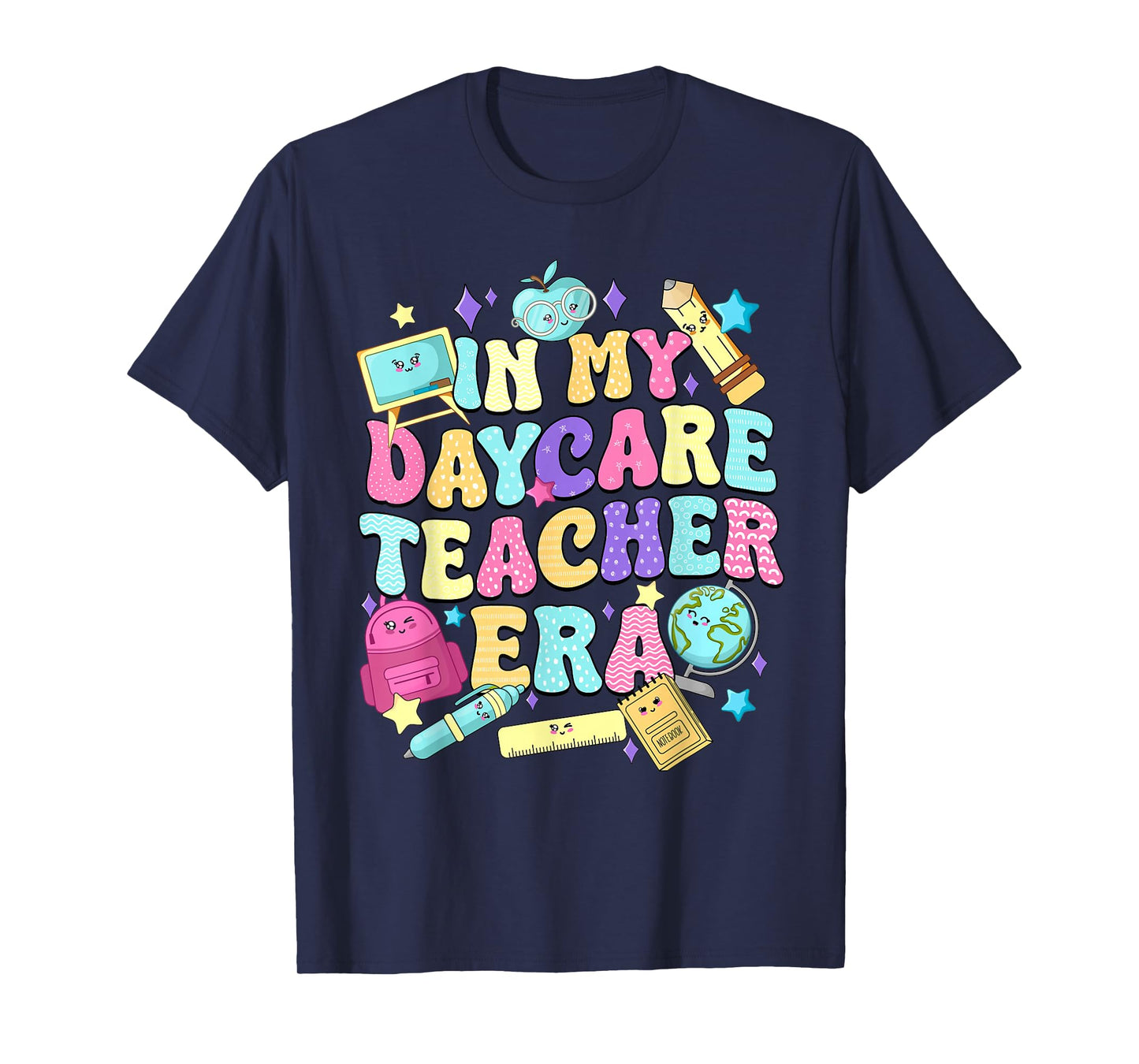 In My Daycare Teacher Era Daycare Provider Kids T-Shirt