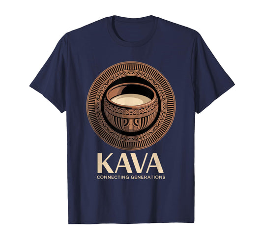 Pacific Island Kava Culture Artwork Design T-Shirt