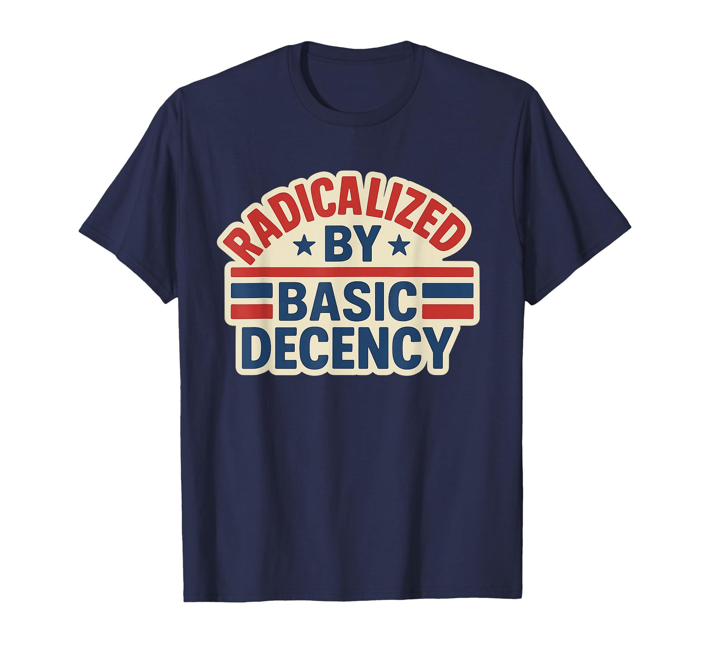 Radicalized By Basic Decency July 4th Gay Pride Stuff T-Shirt