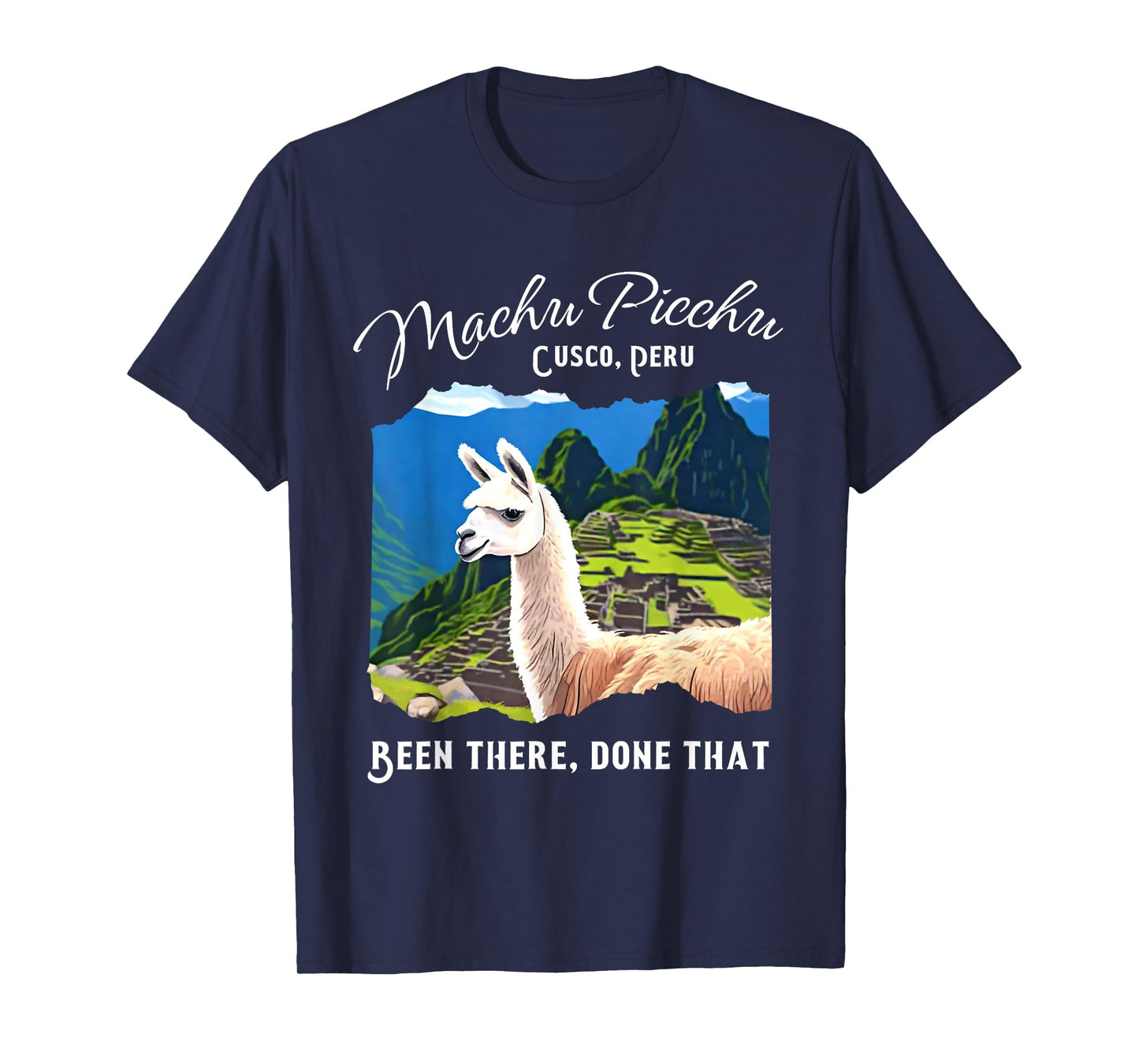 Peru Cusco Llama Souvenir Machu Picchu T-Shirt