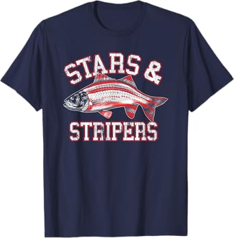 Stars & Stripers Fishing T-Shirt T-Shirt