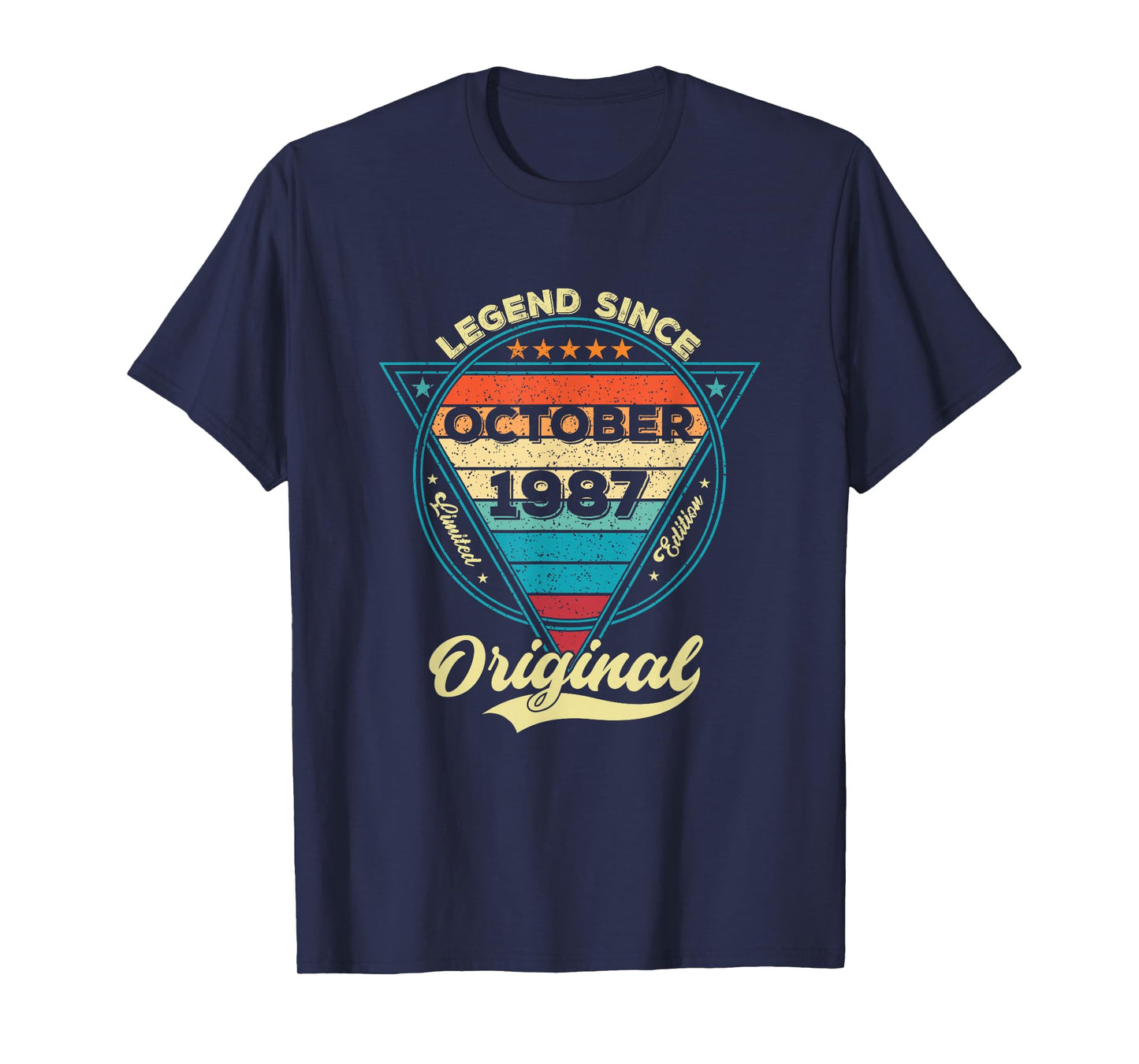 Vintage 38th Birthday Legend Since October 1987 T-Shirt
