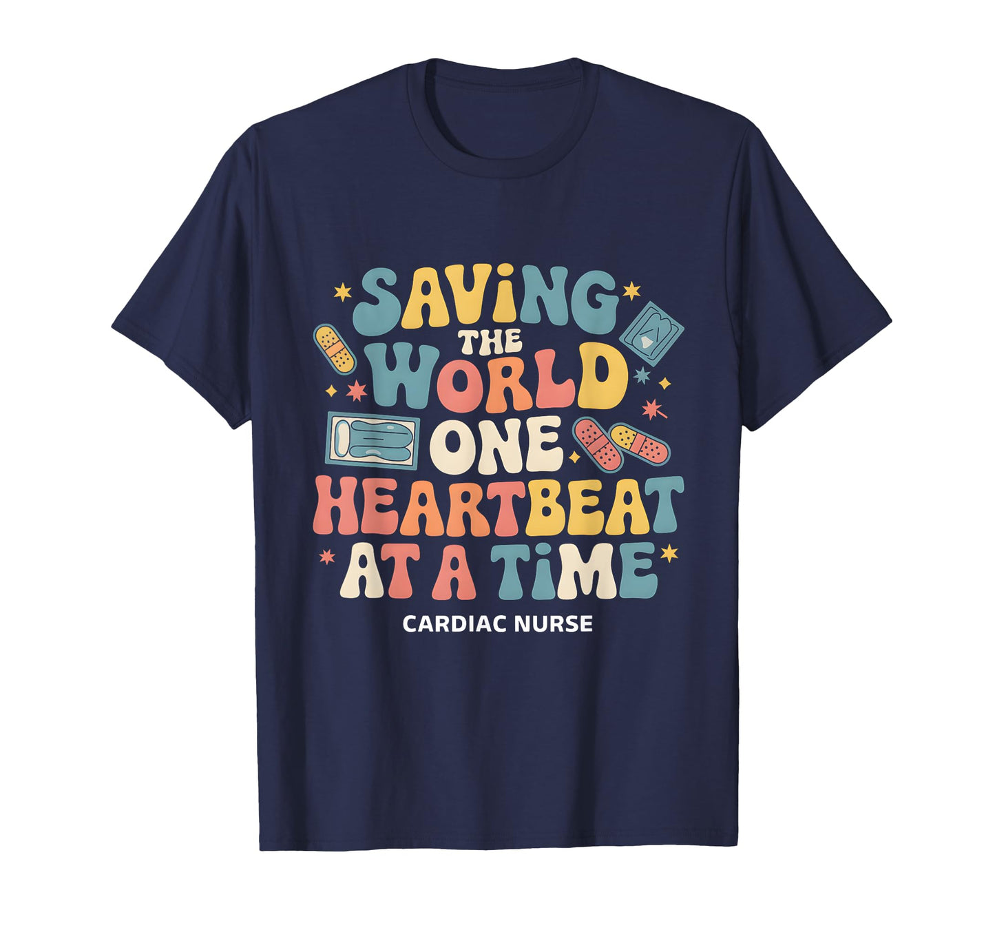 Cardiac Nurse Heart Cardiology Nursing Appreciation Week T-Shirt