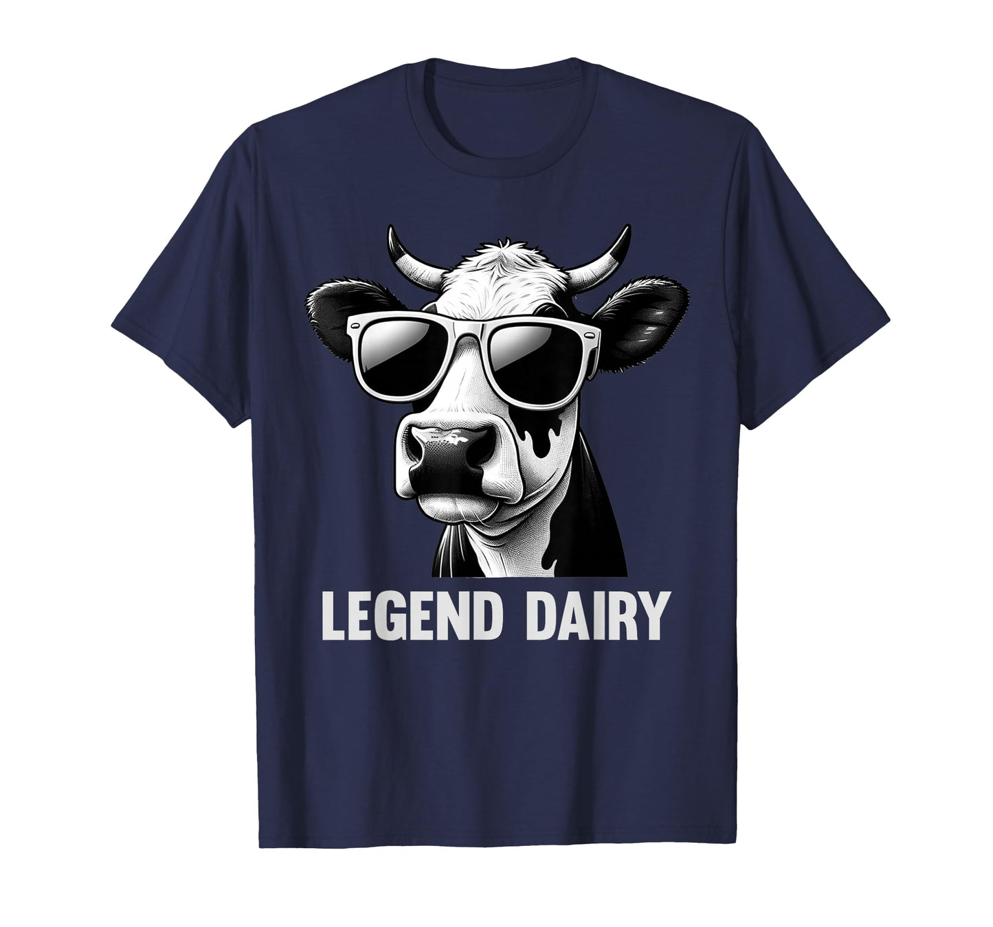 Legend Dairy Funny Farmer Cow Farmer Pun Graphic T-Shirt