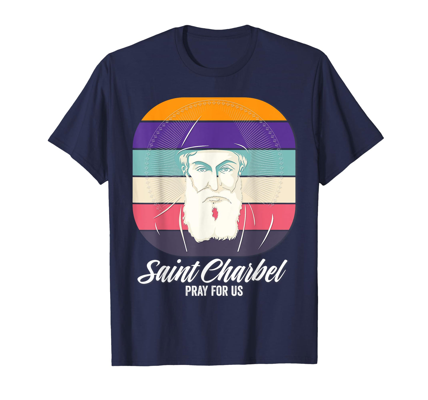 Saint Charbel Makhlouf Maronite Monk and Priest Catholic T-Shirt