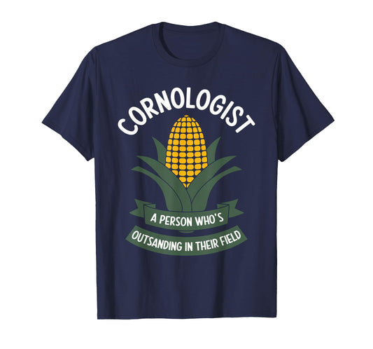 Funny Farming Saying Cornologist Definition Corn Farmer Men T-Shirt