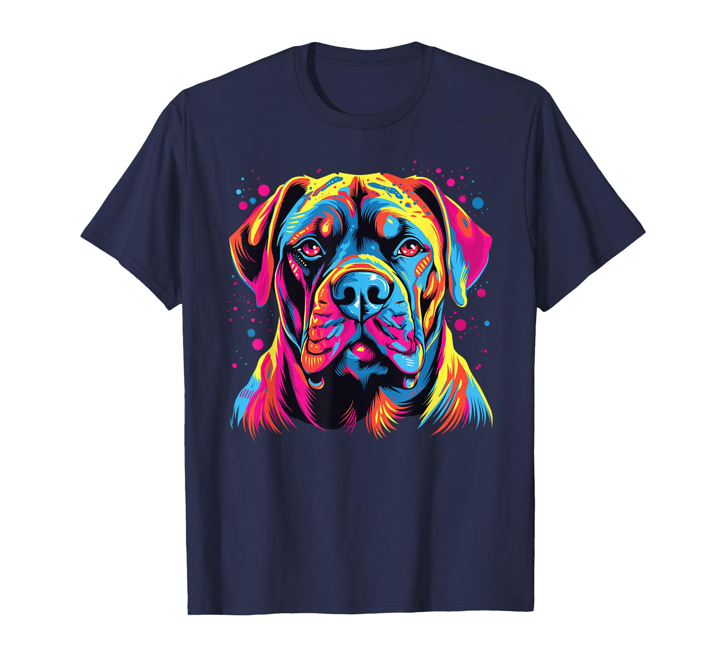 Watercolor Colorful Boerboel Dog Men Women Girls Kids T-Shirt
