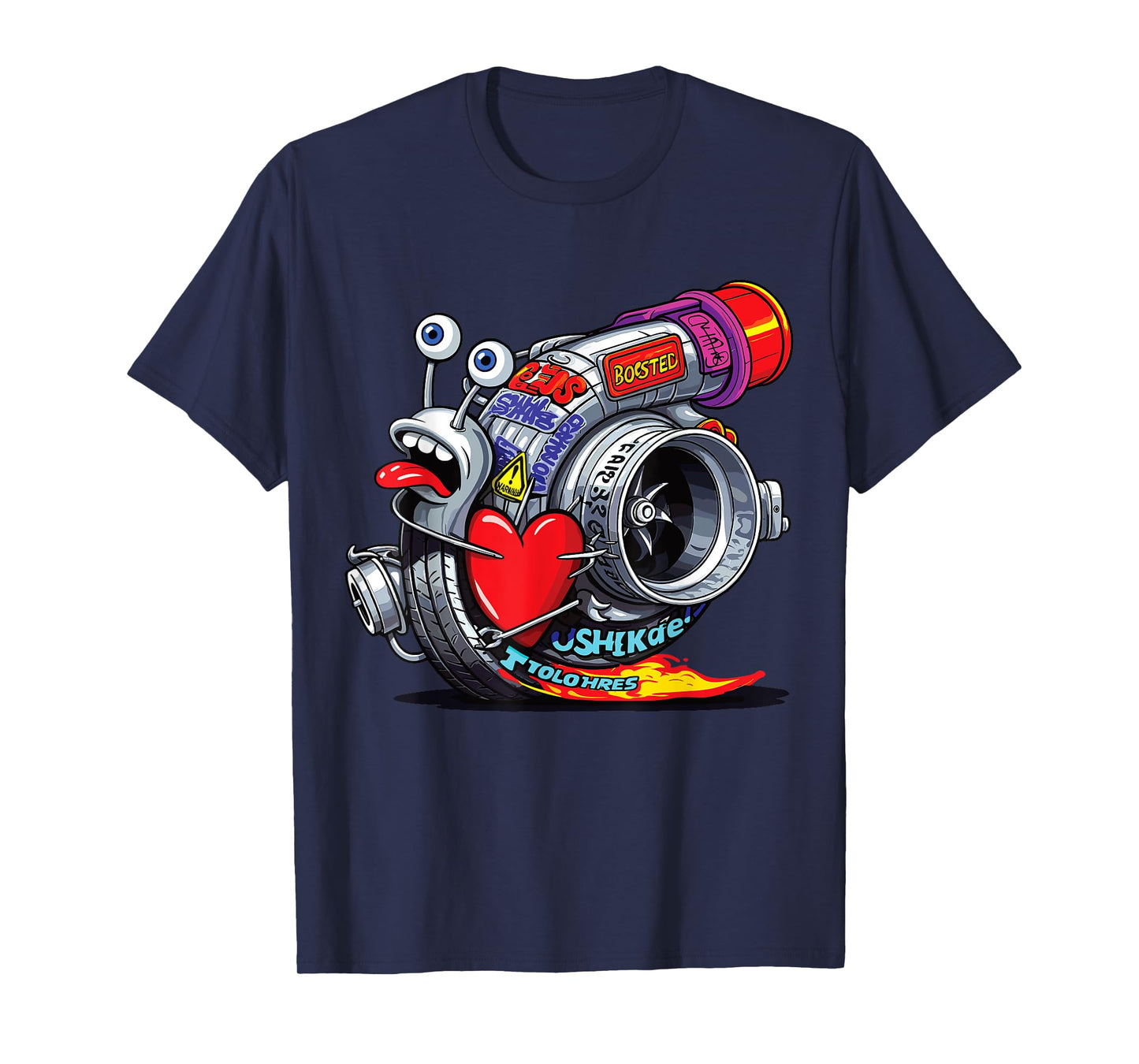 Turbocharger Snail Turbo Race Car Boost Mechanic Tuning Car T-Shirt