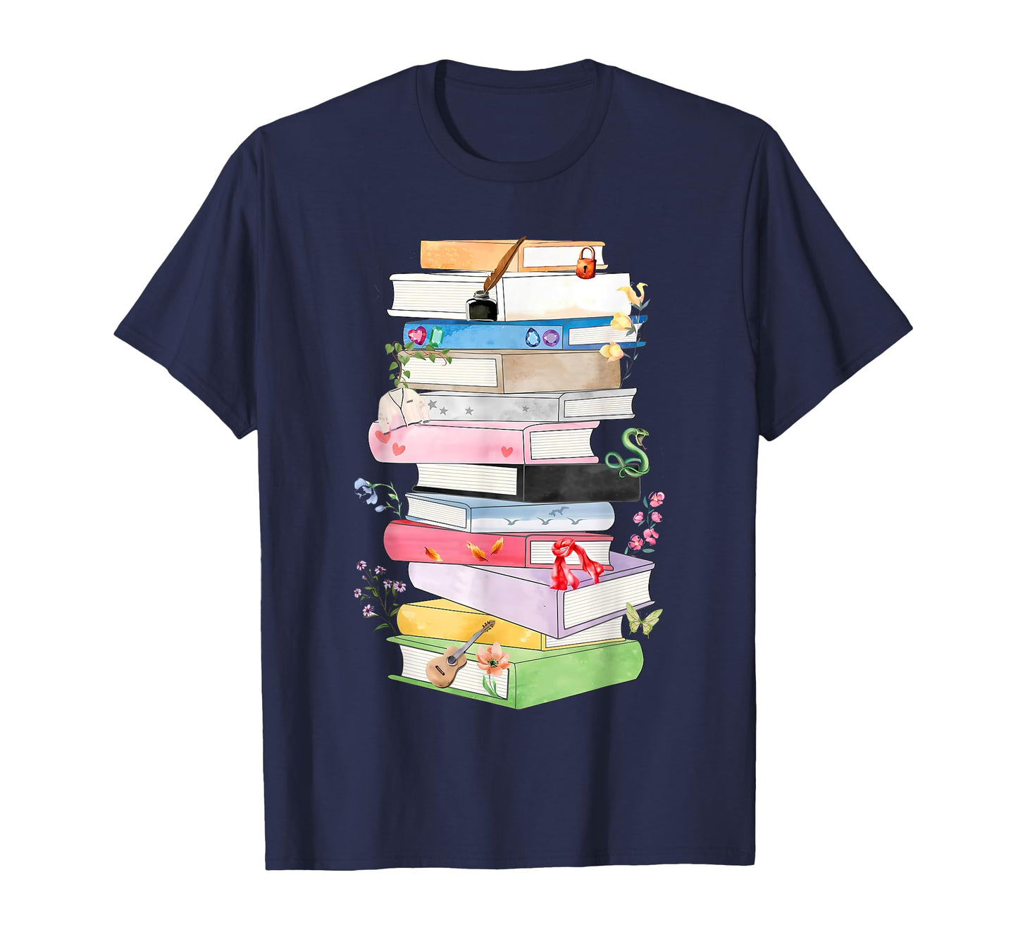 Life of A Reader Funny Book Lovers Book Nerds Bookworm T-Shirt