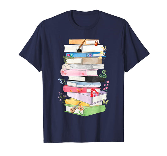 Life of A Reader Funny Book Lovers Book Nerds Bookworm T-Shirt