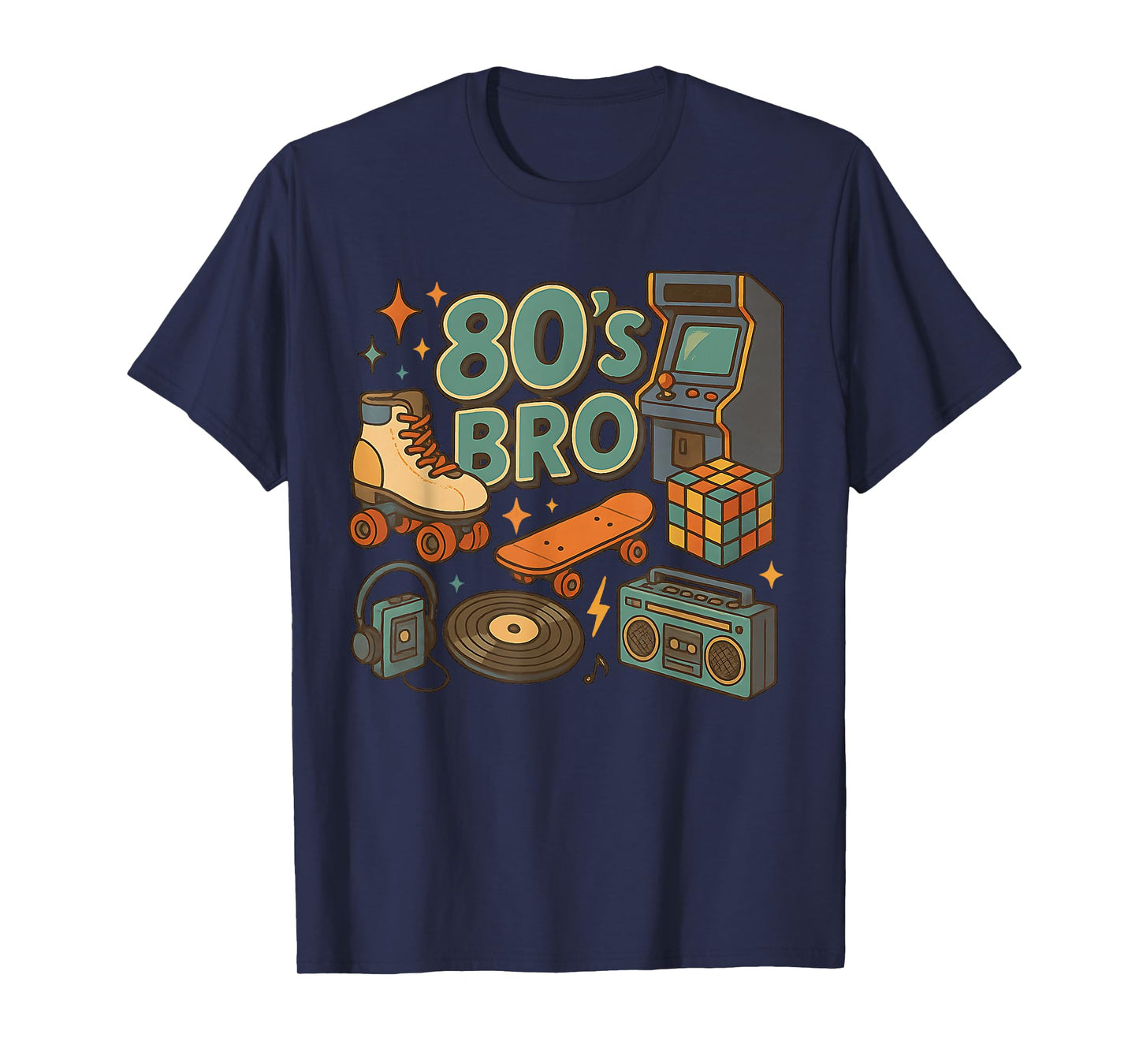 Old School 80s Bro Vintage Throwback 80's Vibe T-Shirt
