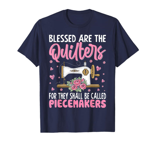 Funny Quilting Design For Women Girls Sewing Quilter T-Shirt