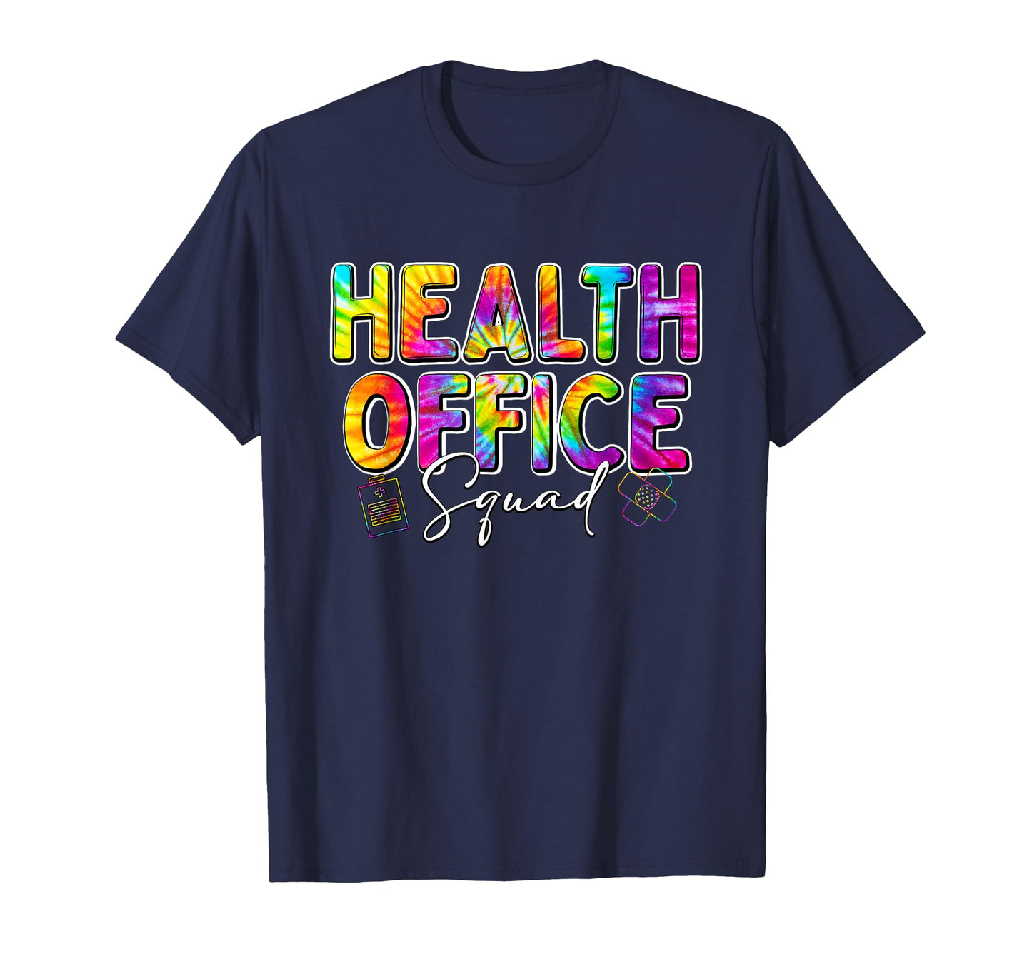 Health Office Squad Tie Dye Back To School Nurse Life T-Shirt