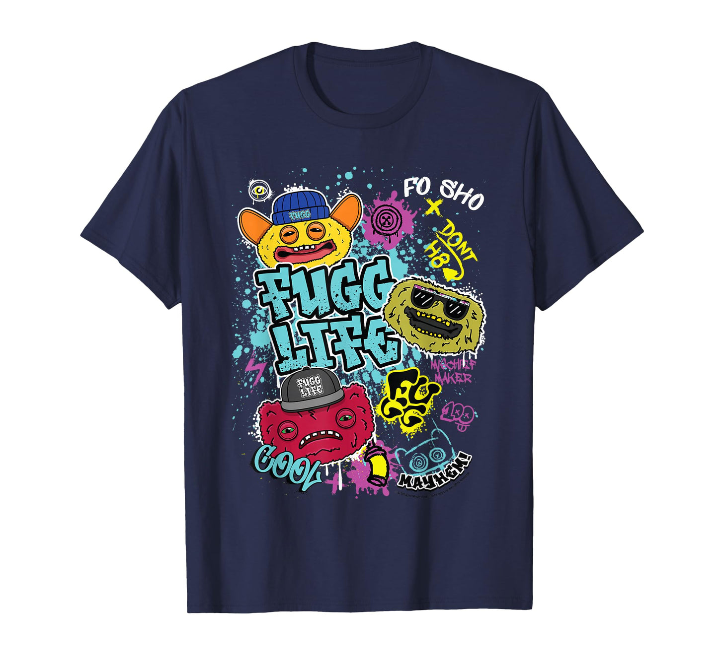 Fugg Life Grin Grin Count Underoo Mcgoo & Wide Eyed Weirdo T-Shirt