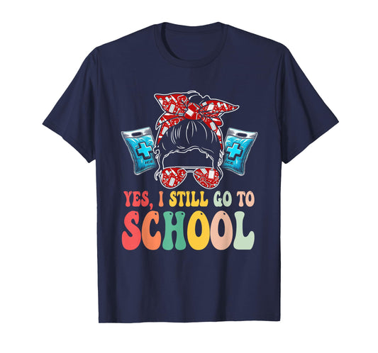 Funny School Nurse School Health Aide T-Shirt