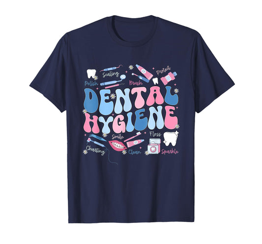 Funny Oral Hygiene National Dental Hygiene Month T-Shirt