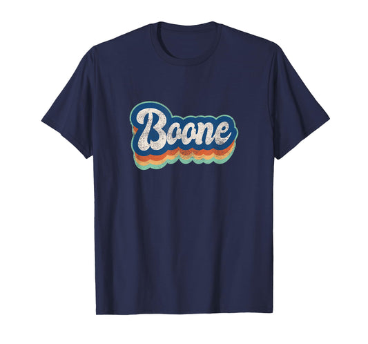 Boone First Name Boy Vintage Style 70s 80s Personalized T-Shirt
