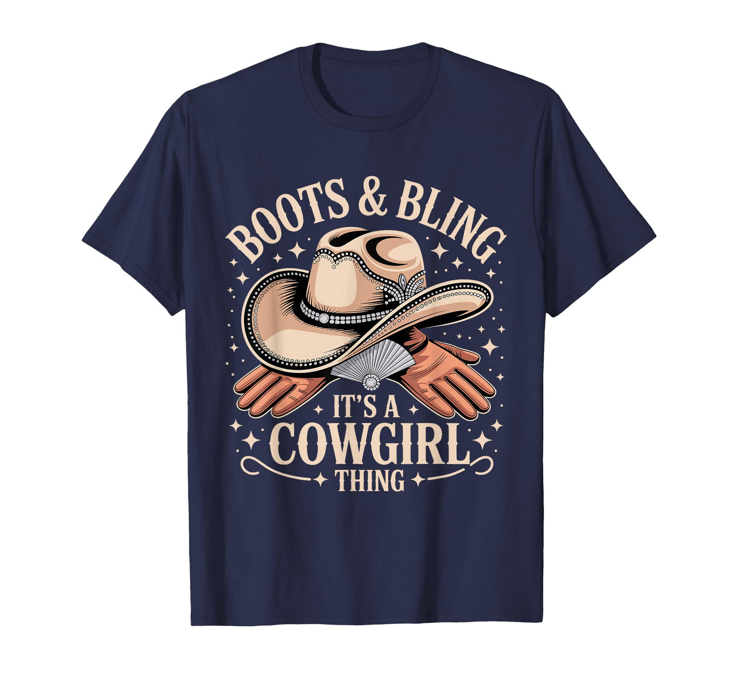 Boots and Bling It's Cowgirl Thing Western Country Melanin T-Shirt