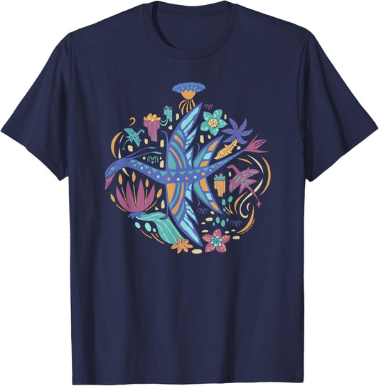 Avatar Banshee Pandora Beautiful Creatures Big Chest Logo T-Shirt