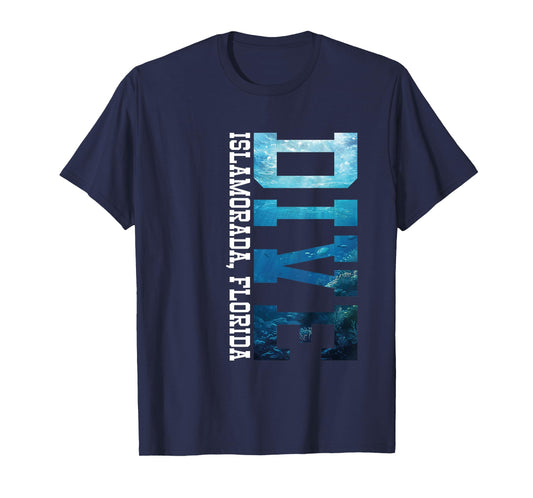 Dive Islamorada Florida Ocean Underwater Scuba Diving T-Shirt
