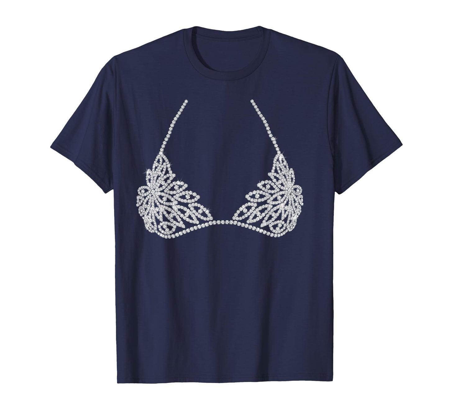 Funny Halloween Orange Bra Design Costume Show Girls T-Shirt
