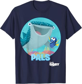 Disney Pixar Finding Dory & Destiny Biggest Fish Pals Logo T-Shirt