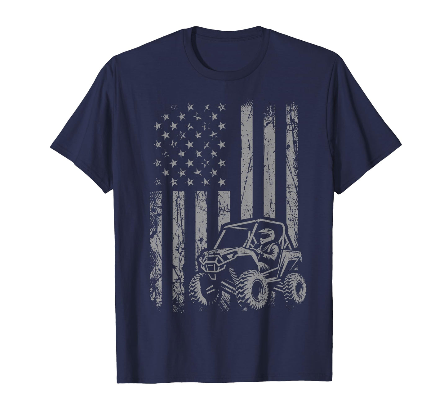 American Flag UTV Side By Side SXS Off Road T-Shirt