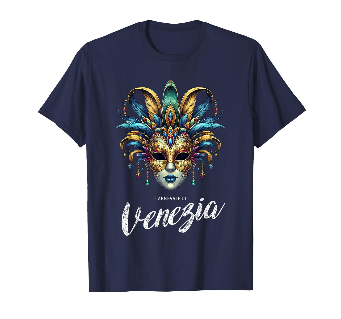 Carnevale di Venezia Carnival of Venice Traditional Mask T-Shirt