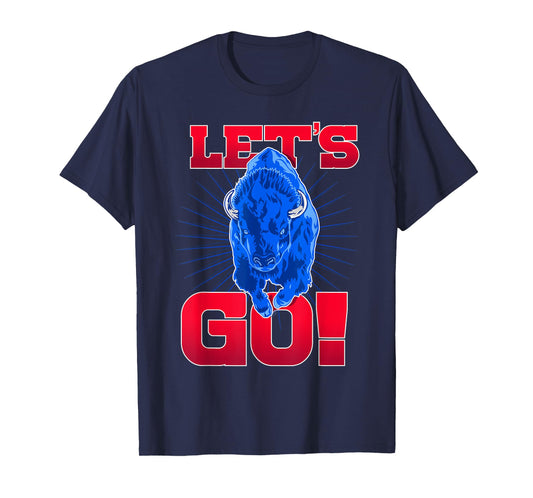 WNY Pride T-Shirt - Charging Buffalo - Let's Go T-Shirt