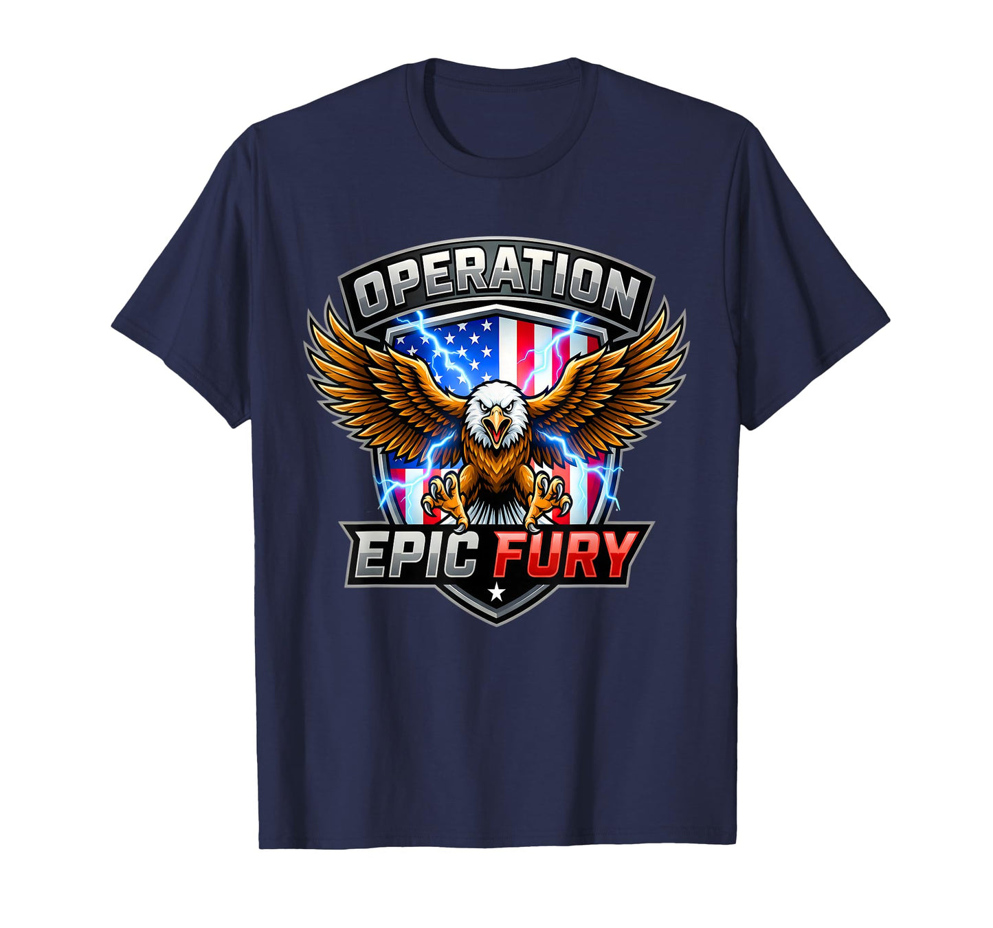 Operation Epic Fury T-Shirt - T-Shirt | Navy