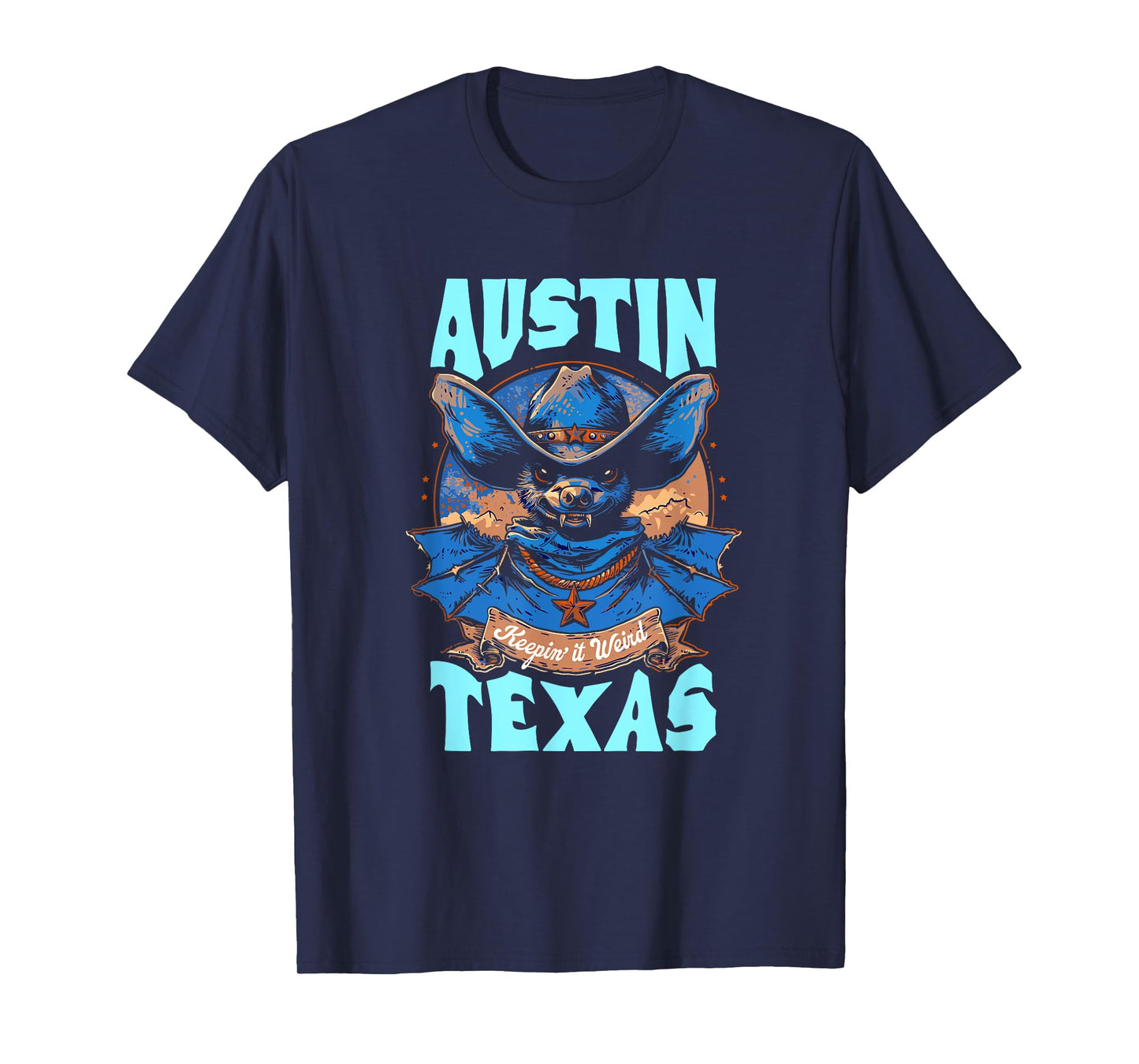 Texas Pride - Keep It Weird Austin - Austin Bats T-Shirt