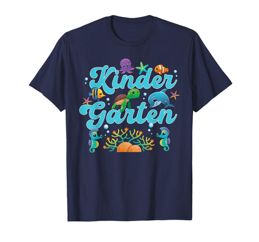 Kindergarten Teacher Sea Life Ocean Animal Lover Teach T-Shirt