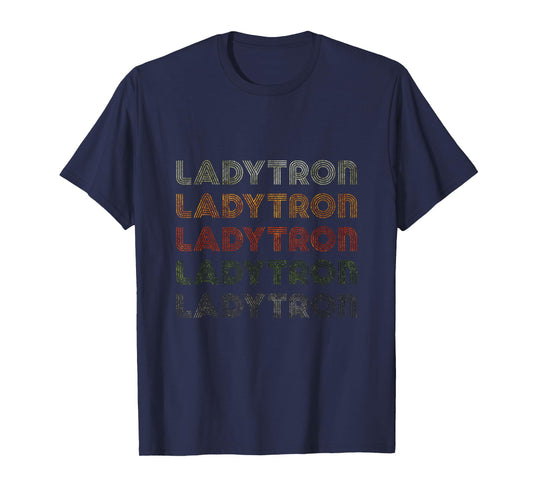 Love Heart Ladytron Tee Grunge Vintage Style Black Ladytron T-Shirt