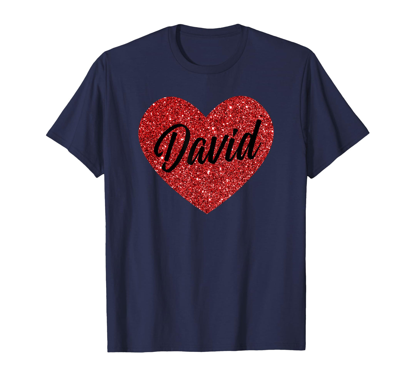 I Love David Cute David Heart for Valentine's Day T-Shirt